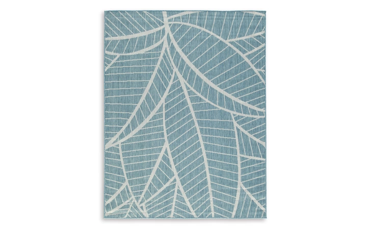 Hulsia MEDIUM RUG ASHLEY Ivory/Aqua R900122