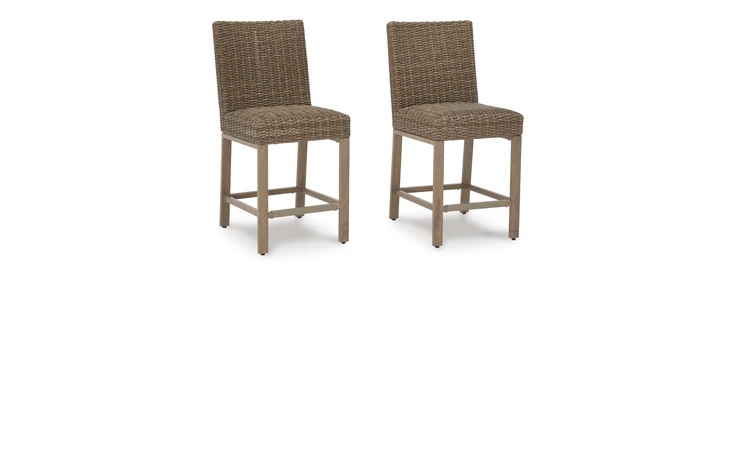 Walton Bridge BARSTOOL (2/CN) ASHLEY Driftwood P749-130