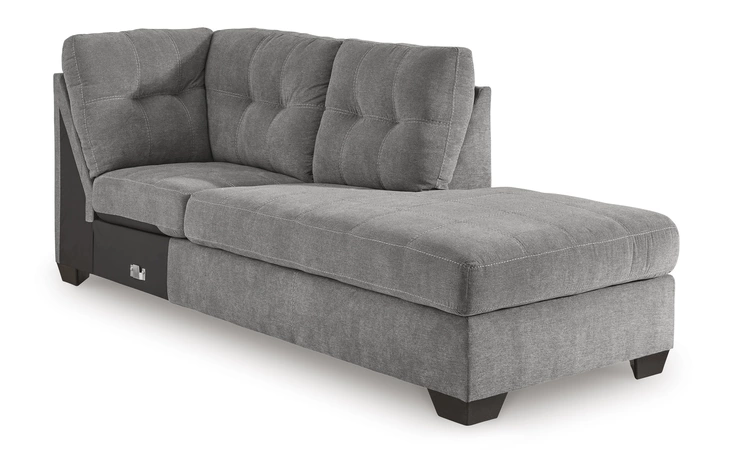 5530517|5530566 Gray Marleton RAF CORNER CHAISE|LAF SOFA