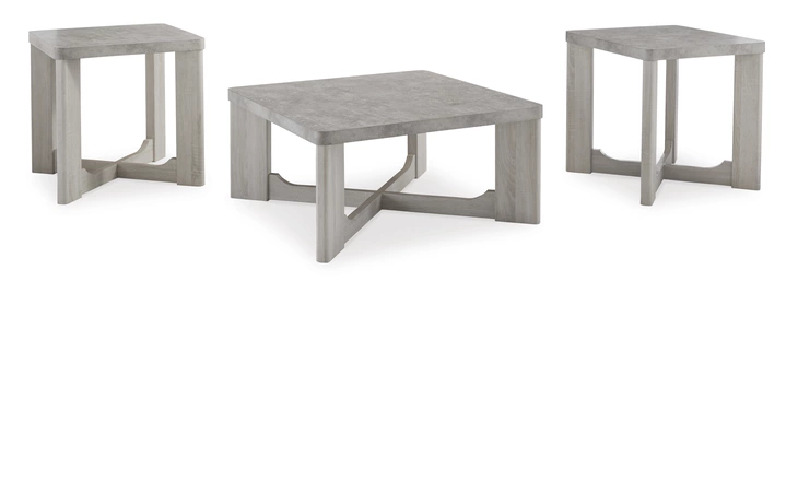 Garnilly OCCASIONAL TABLE SET (3/CN) ASHLEY Whitewash T247-13