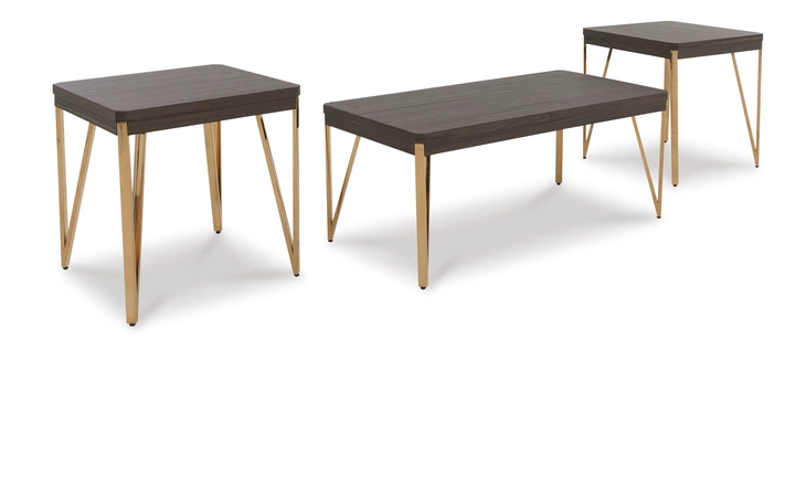 Bandyn OCCASIONAL TABLE SET (3/CN) ASHLEY Two-tone T404-13