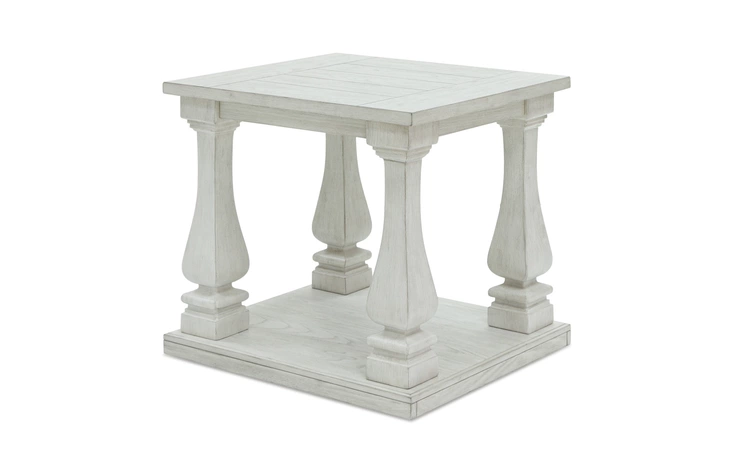 Arlendyne RECTANGULAR END TABLE ASHLEY Antique White T747-3