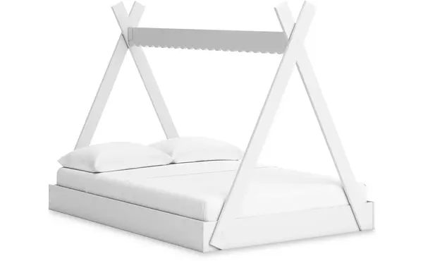 full tent complete bed in box ashley hallityn white EB1810-122