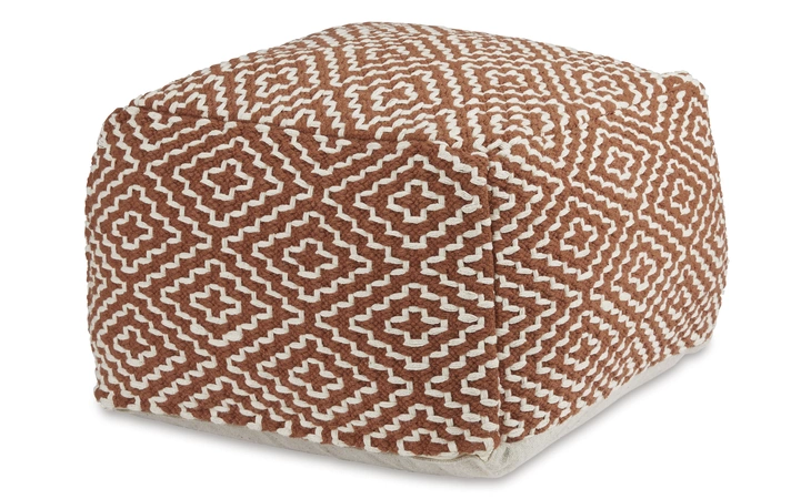 Brynnsen POUF ASHLEY Rust/Ivory A1001056