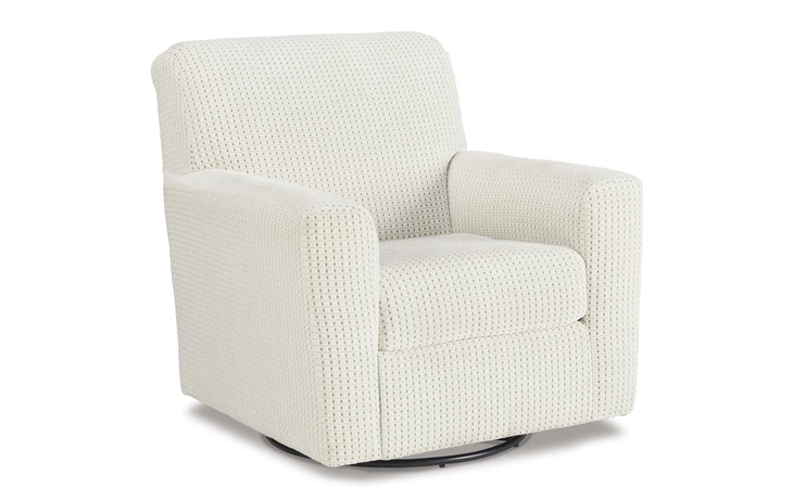 Herstow SWIVEL GLIDER ACCENT CHAIR ASHLEY Ivory A3000365C
