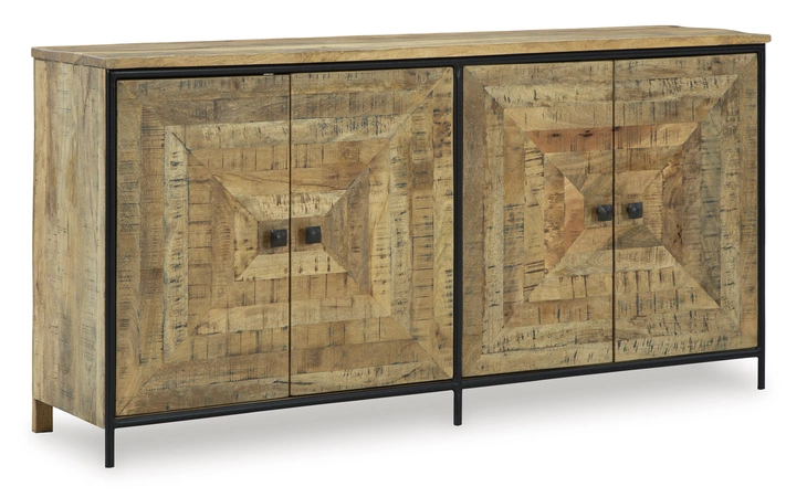 Camney ACCENT CABINET ASHLEY Brown/Black A4000581