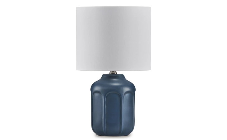 Gierburg CERAMIC TABLE LAMP (1/CN) ASHLEY Teal L180214