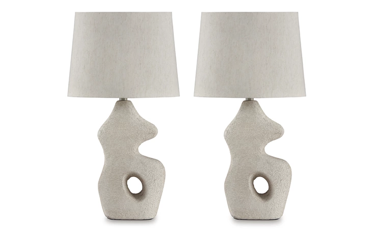 Chadrich PAPER TABLE LAMP (2/CN) ASHLEY Antique Beige L243664