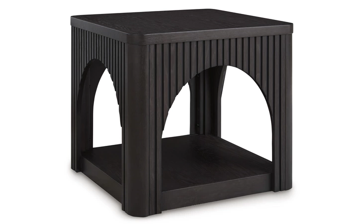 Yellink SQUARE END TABLE ASHLEY Black T760-2