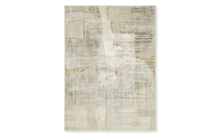 Truward MEDIUM RUG ASHLEY Linen/Gray/Caramel R406472