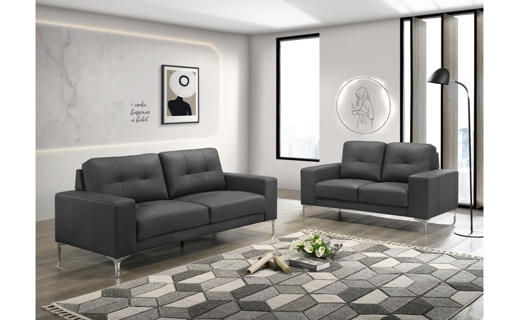 Condo LEATHER SOFA EXACT  8019FFSOFA