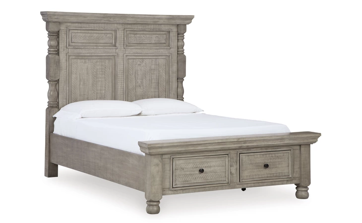 Harrastone QUEEN HDBD/FTBD PANELS ASHLEY Gray B816-71