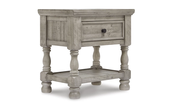 Harrastone ONE DRAWER NIGHT STAND ASHLEY Gray B816-91