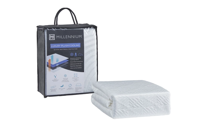 advanced Protector QN MATTRESS PROTECTOR(4/CS) ASHLEY White M30903