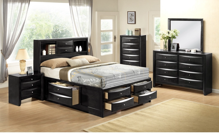 B-DRESSER  DRESSER 8DRW BLACK