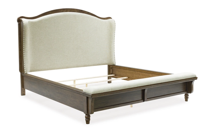 Sturlayne K/CK UPH Bench FTBD/Slats ASHLEY Brown B787-56