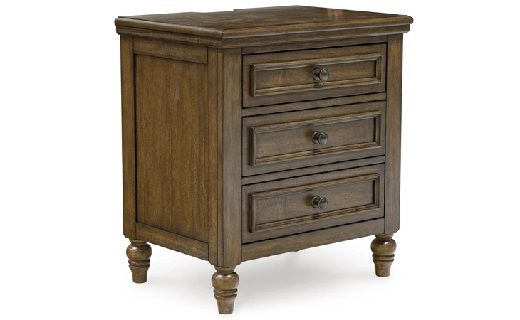 Sturlayne Three Drawer Night Stand ASHLEY Brown B787-93