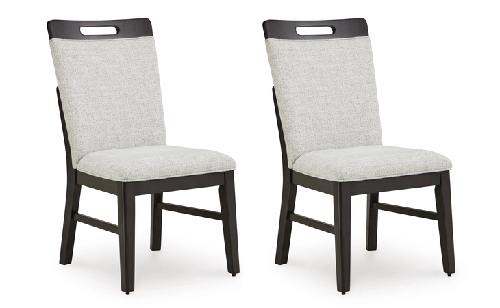 Neymorton Dining UPH Side Chair (2/CN) ASHLEY Dark Grayish Brown D618-01