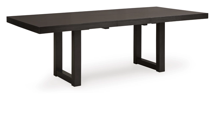 Neymorton RECT DRM Butterfly EXT Table ASHLEY Dark Grayish Brown D618-35
