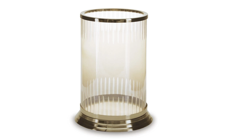 Aavinson Candle Holder ASHLEY Amber/Gold Finish A2000688