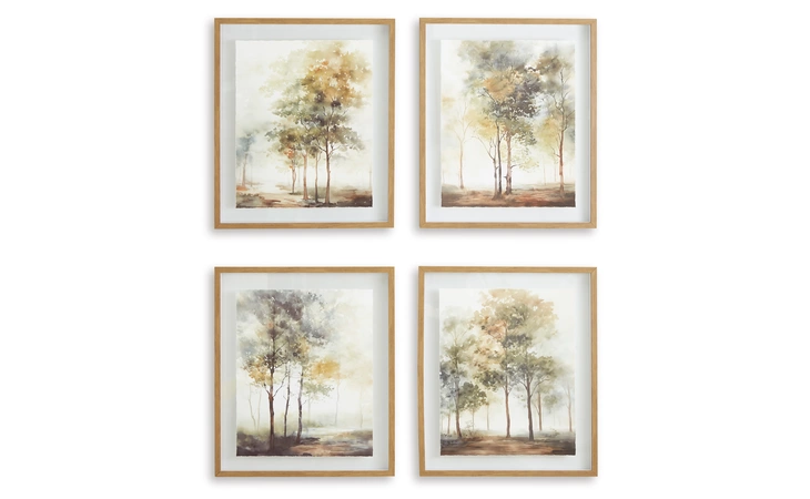 Bryneford Wall Art Set (4/CN) ASHLEY Multi A8000411