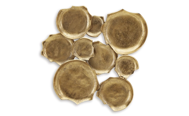 Gageton Wall Decor ASHLEY Antique Gold Finish A8010335