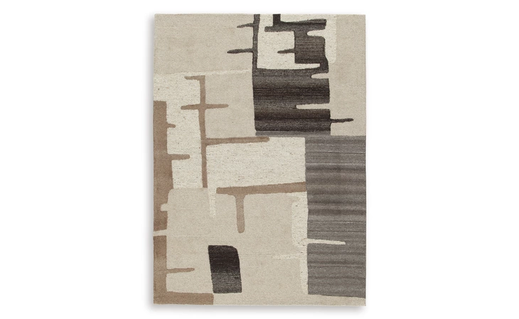 Kencher Medium Rug ASHLEY Beige/Brown R406822