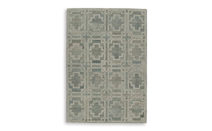 Jossland Medium Rug ASHLEY Green/Ivory R406912