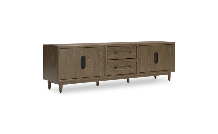 Roanhowe Extra Large TV Stand ASHLEY Brown W769-68