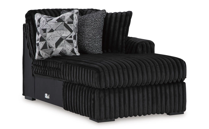 Midnight-Madness RAF Corner Chaise ASHLEY Onyx 9810317