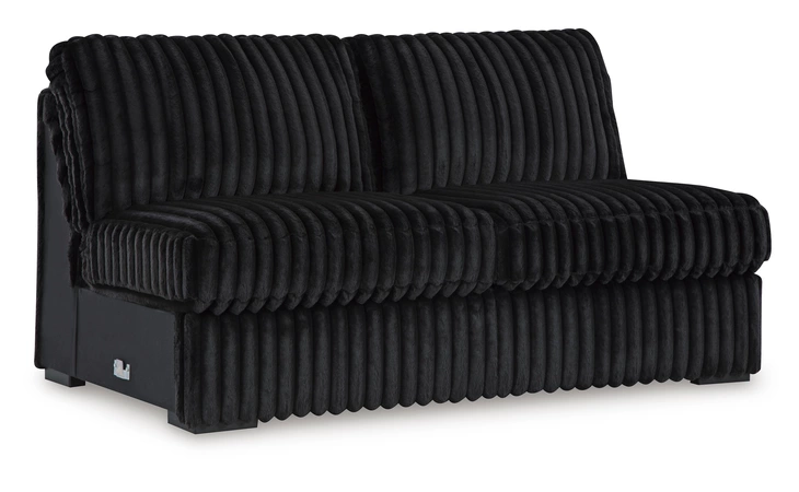 Midnight-Madness Armless Loveseat ASHLEY Onyx 9810334