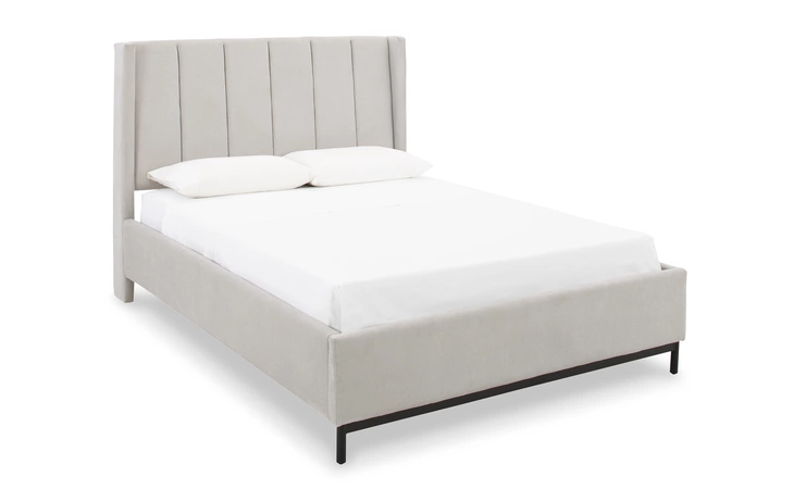 Freslowe QUEEN UPH FOOTBOARD WITH RAILS ASHLEY Brown/Black B761-54