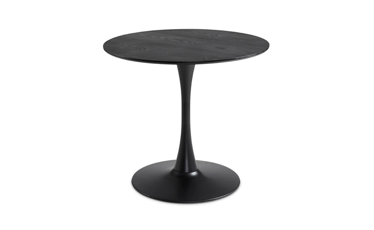  TULIP ROUND DINING TABLE ASH WOOD VENEER BLACK BASE  DINING TABLES XCELLA  103926