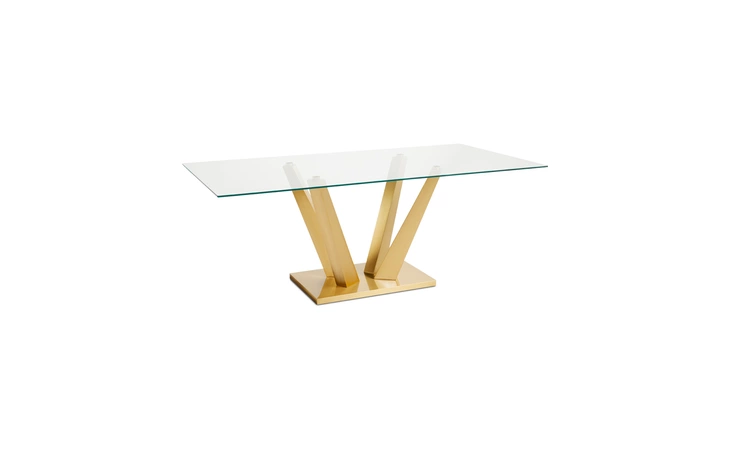  PAOLO BRUSHED GOLD DINING TABLE GY-DT-8380BG  DINING TABLES XCELLA  103988