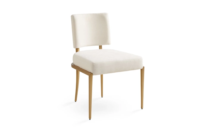  OLIVER DINING CHAIR GY-DC-22514A WITHOUT ARMS IVORY  DINING CHAIR XCELLA  103820