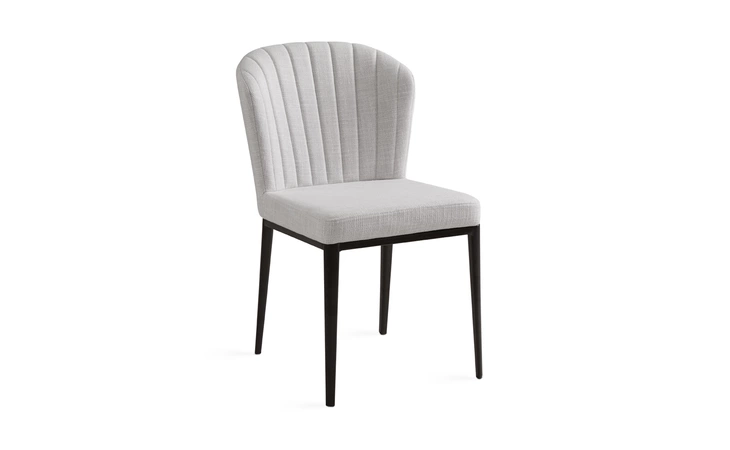  SHELL DINING CHAIR GY-DC-A14BK FUZHOU GREY LINEN  DINING CHAIR XCELLA  103602