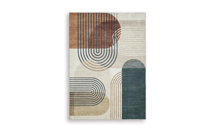  washable medium rug ashley  R407382