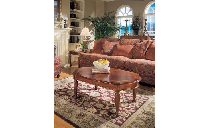 13826  OVAL COFFEE TABLE