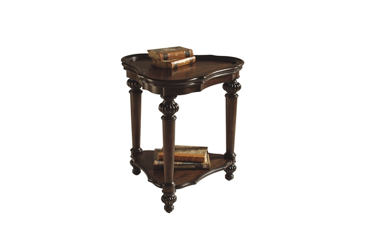 T1255-22  SHAPED ACCENT TABLE T1255 - FERNDALE