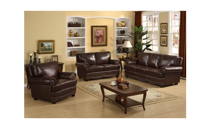 Leather LOVSEAT DECORA  8910L2036