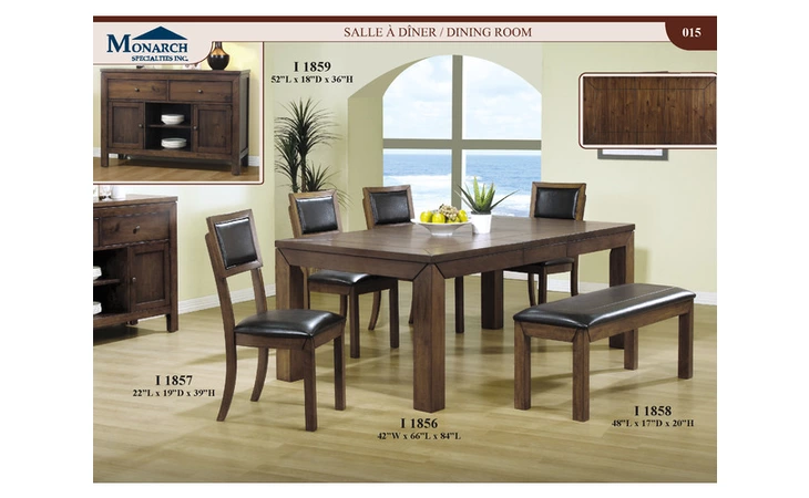 I1857DISCO DARK ACACIA BLACK 39H SIDE CHAIR 2PCS PER CARTONPAGE15 MONARCH SPECIALTIES  I1857DISCO