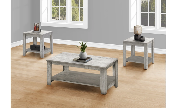 I7880P TABLE SET - 3PCS SET / INDUSTRIAL GREY MONARCH SPECIALTIES  I7880P