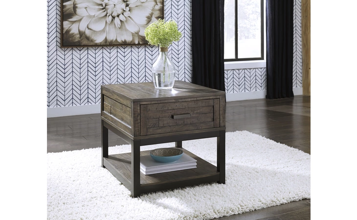 Johurst RECTANGULAR END TABLE ASHLEY Grayish Brown T444-3