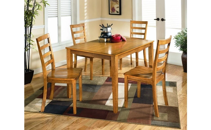 D330-16 RECTANGULAR DINING TABLE (LT BROWN),VICE VERSA ASHLEY  D330-16