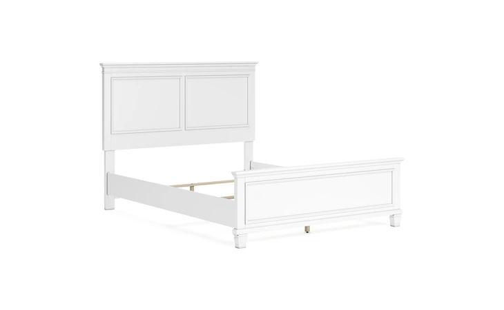 Fortman QUEEN PANEL FOOTBOARD ASHLEY White B680-54