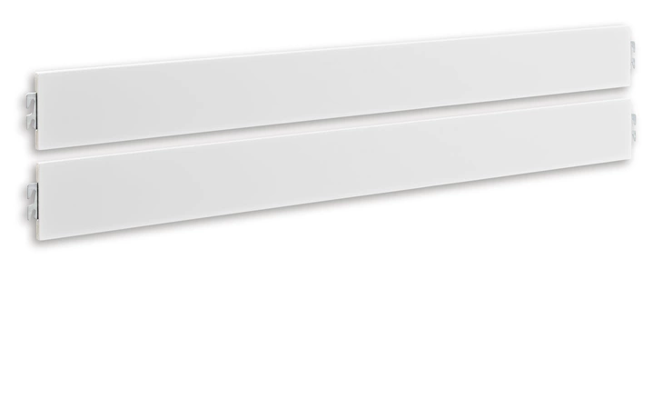 Fortman QUEEN/KING PANEL RAILS ASHLEY White B680-97