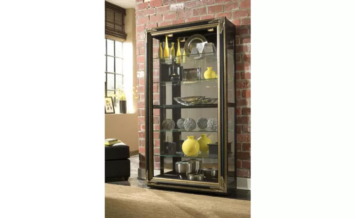 20972 CURIOS TWO WAY SLIDING DOOR CURIO PULASKI  20972