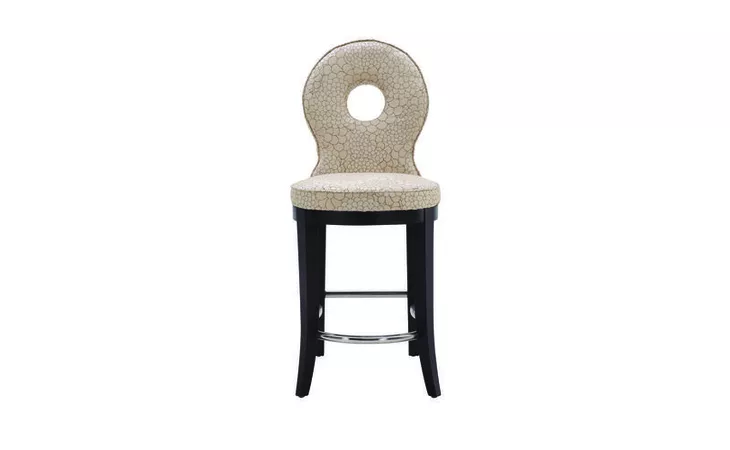 82003  CLAUDINE COUNTER STOOL CHAMPAGNE*PG24