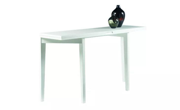 24066  RUDY DINING TABLE CONSOLE HG WHT*PG79