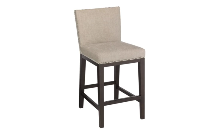 65876  VINTAGE COUNTER STOOL - LINEN FABRIC